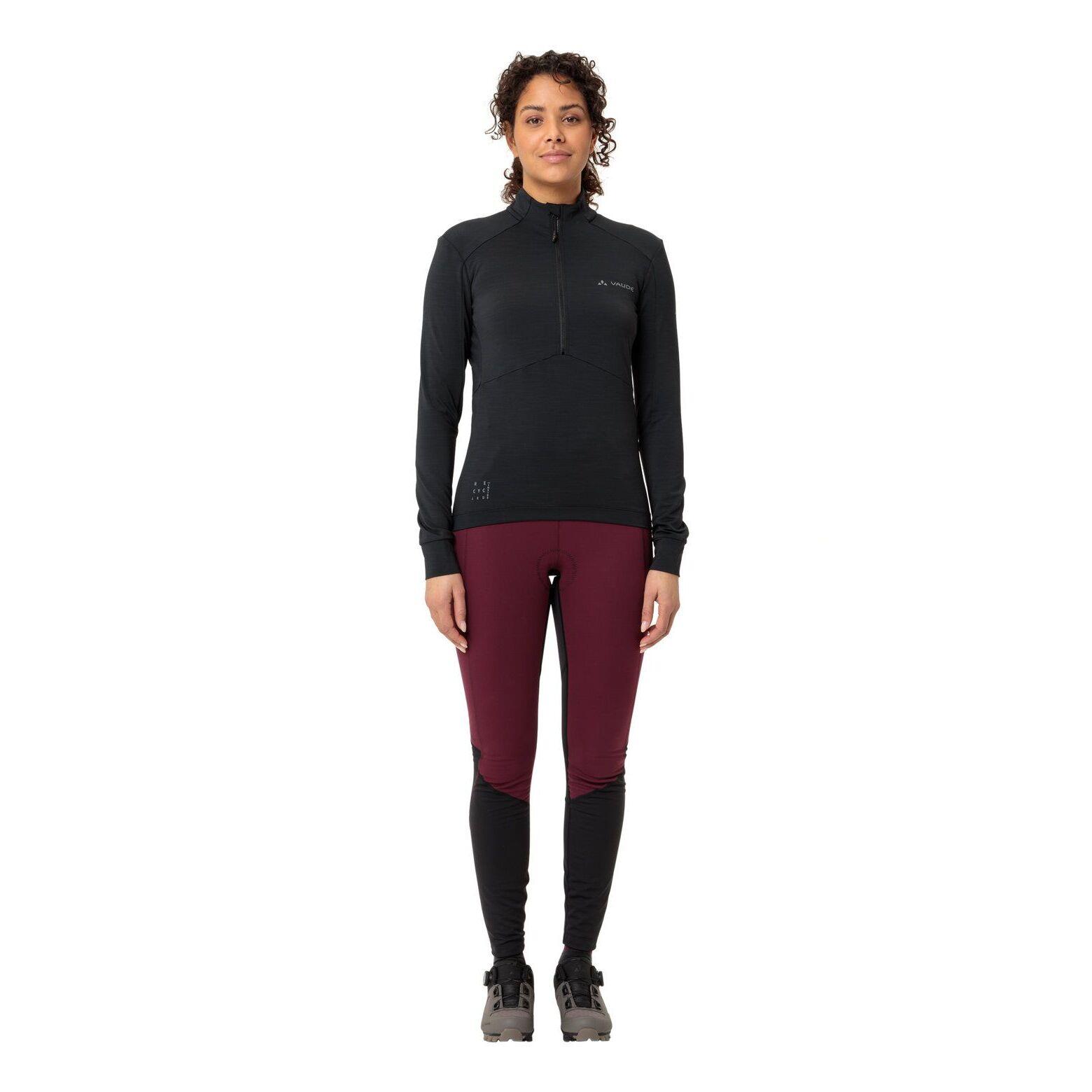Maillot manches longues half-zip femme VAUDE Kuro 3/6