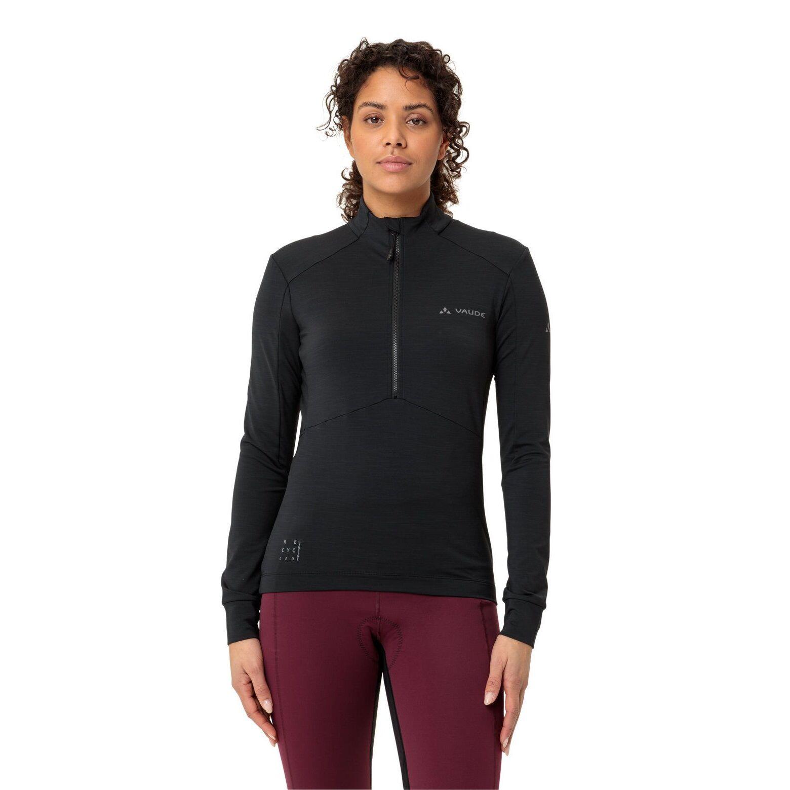 Maillot manches longues half-zip femme VAUDE Kuro 2/6