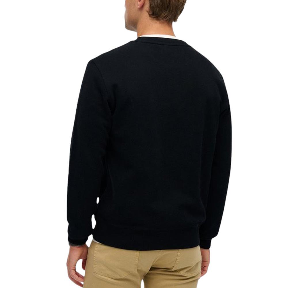 Pull Noir Homme Superdry Essential Logo Crew 2/2