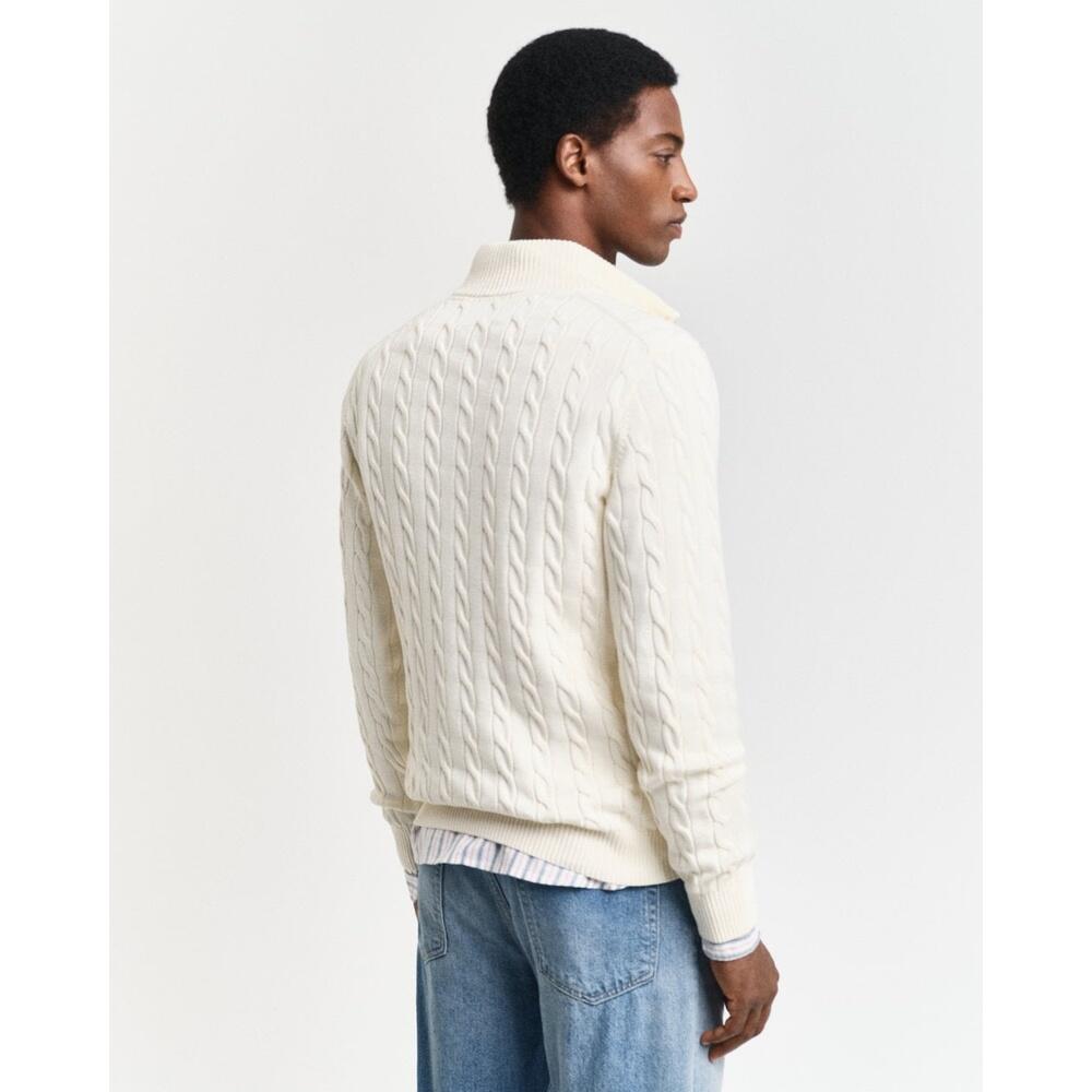 Pullover mezza zip in maglia di cotone Gant 2/4