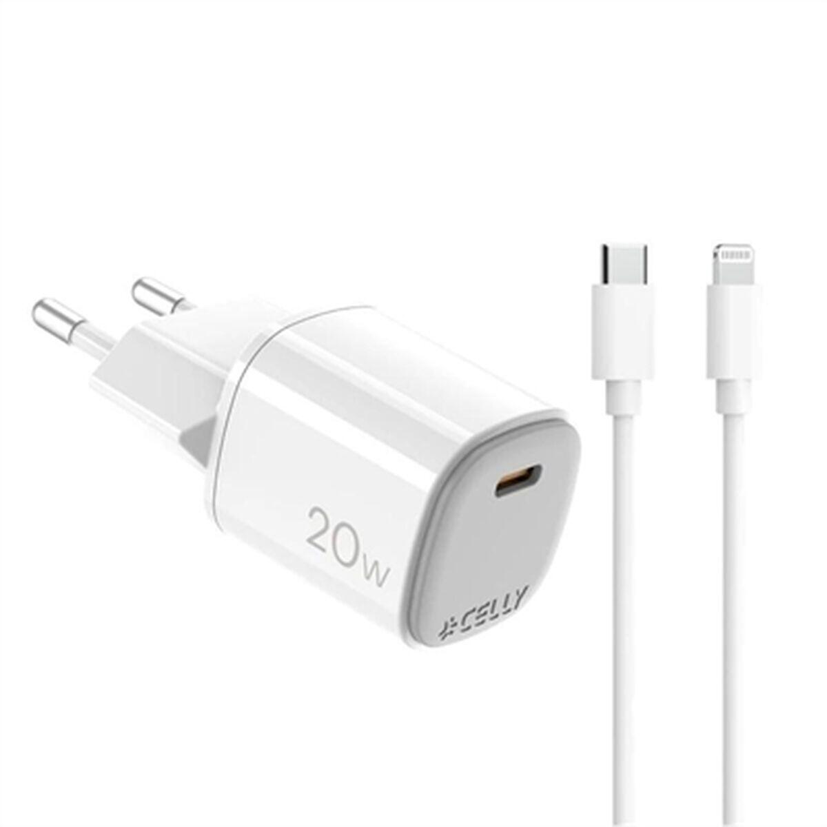 Cavo USB CELLY UPTC1USBC20WCTL Bianco 5/5