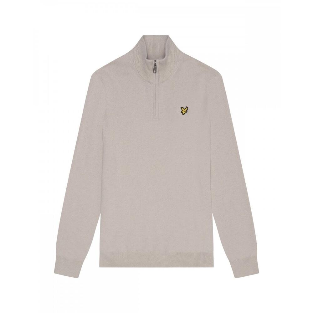 Jersey de algodón merino con cremallera de cuarto. Lyle & Scott 4/7