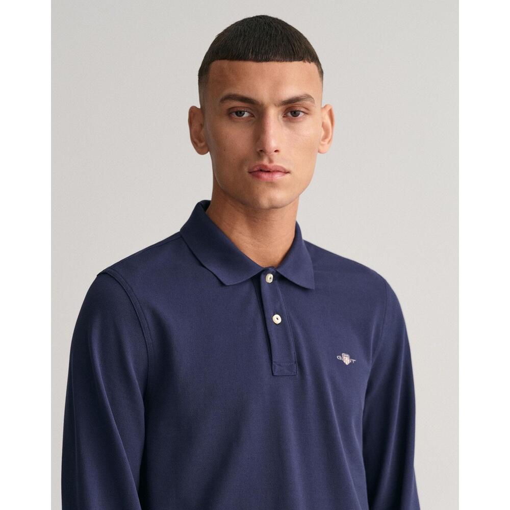 Polo de manga larga Gant para hombre 3/4