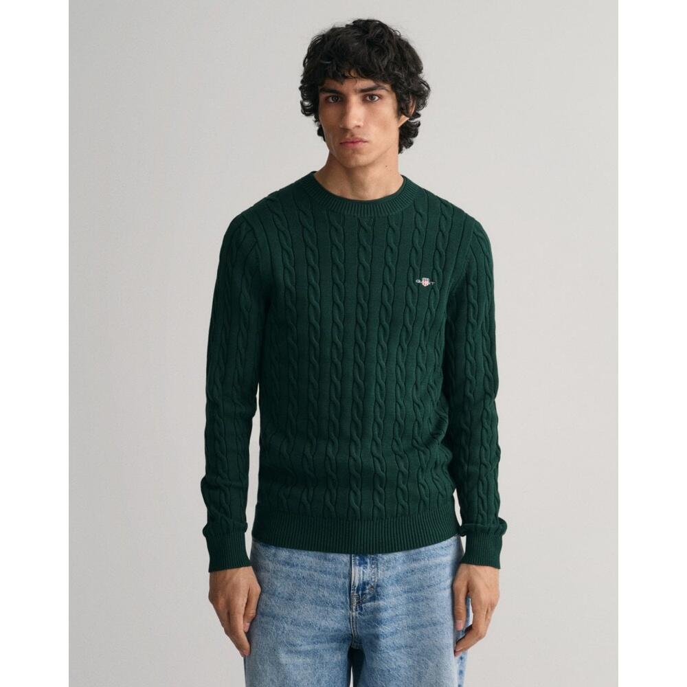 Mens Leisure Jumper Cable Knit 374