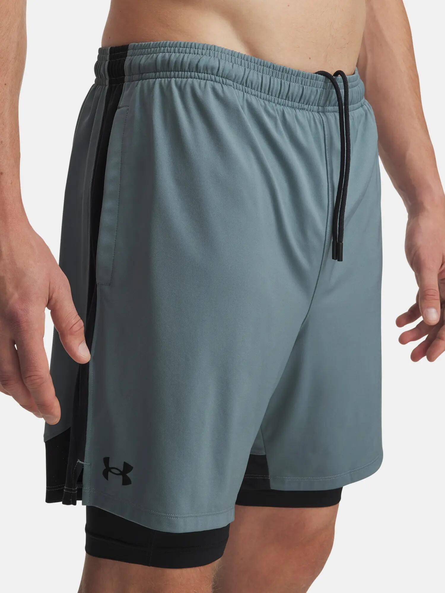 Férfi rövidnadrág Under Armour UA Tech Vent 2in1 Short-BLU 3/4