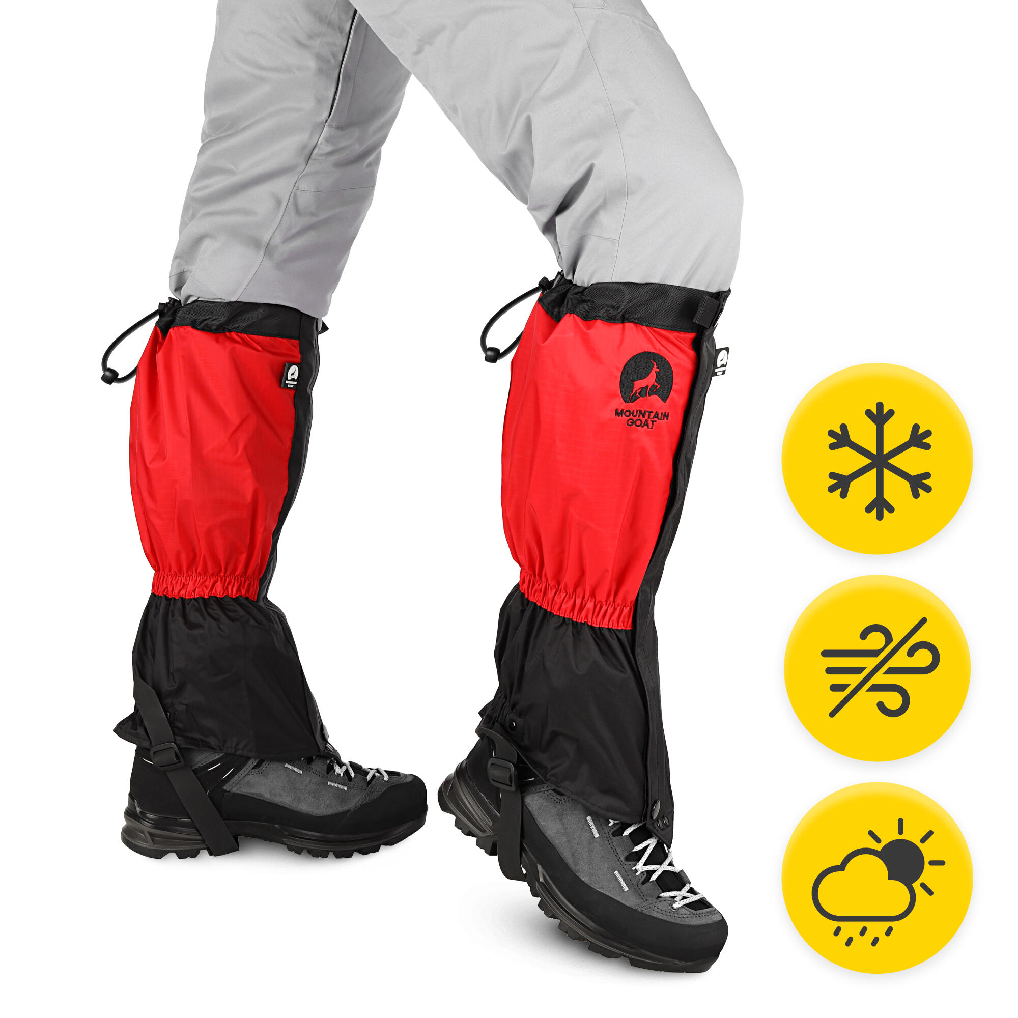 Trekking Gamaschen MOUNTAIN GOAT Wasserdichte Gamaschen für Wandern & Outdoor 3/7