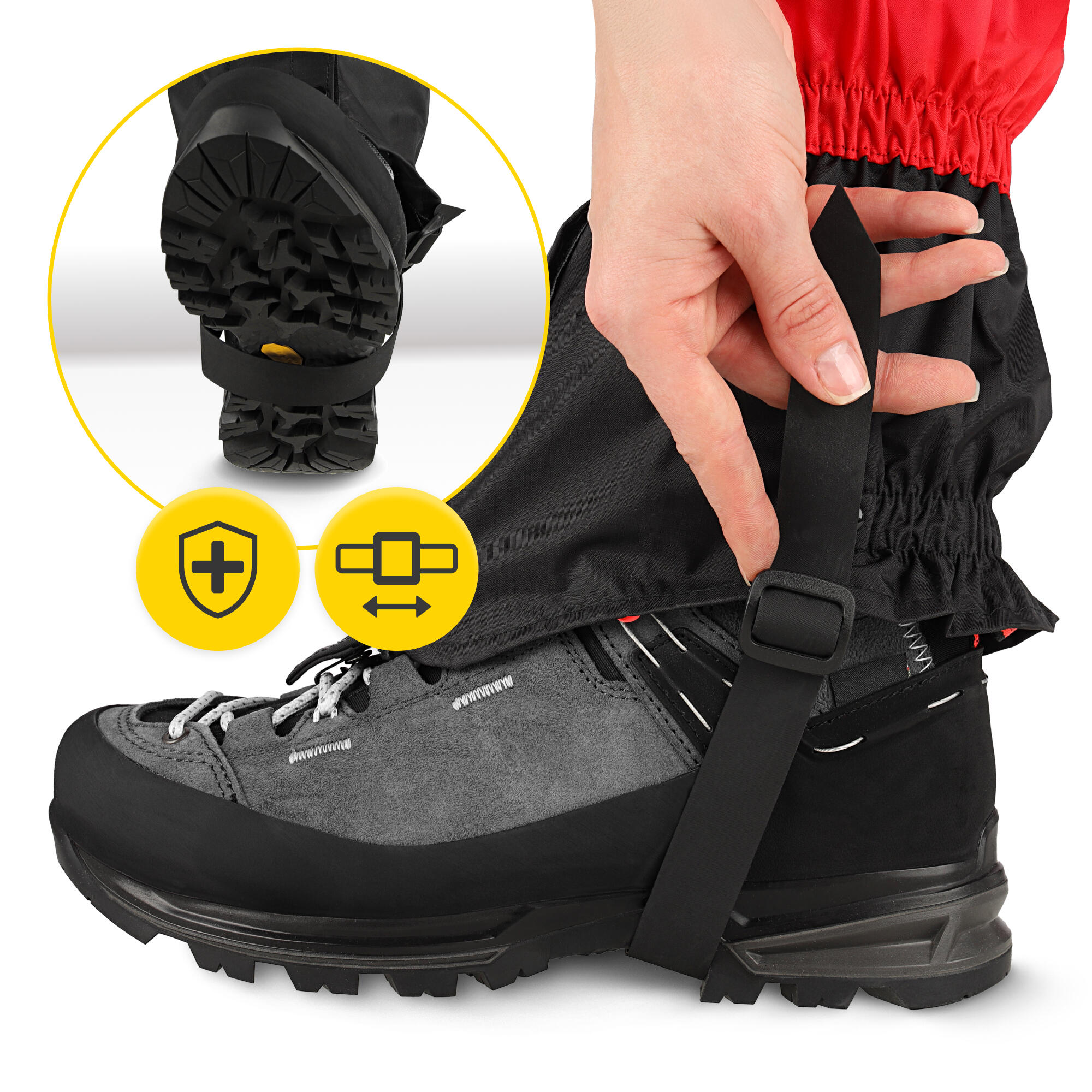 Trekking Gamaschen MOUNTAIN GOAT Wasserdichte Gamaschen für Wandern & Outdoor 2/7