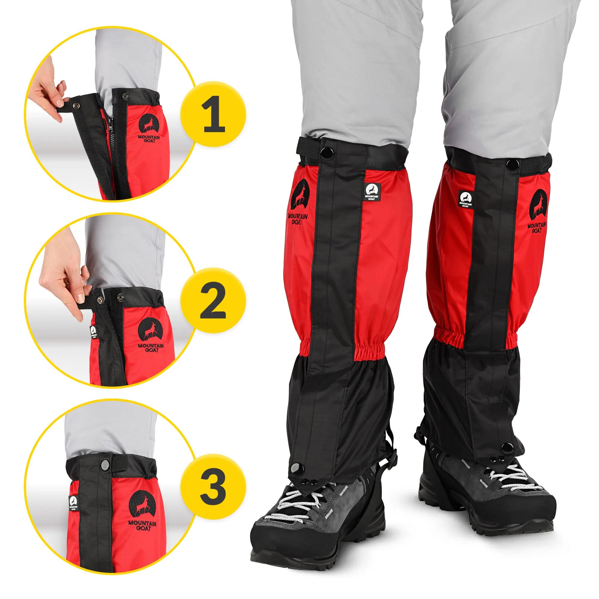 Trekking Gamaschen MOUNTAIN GOAT Wasserdichte Gamaschen für Wandern & Outdoor 5/7