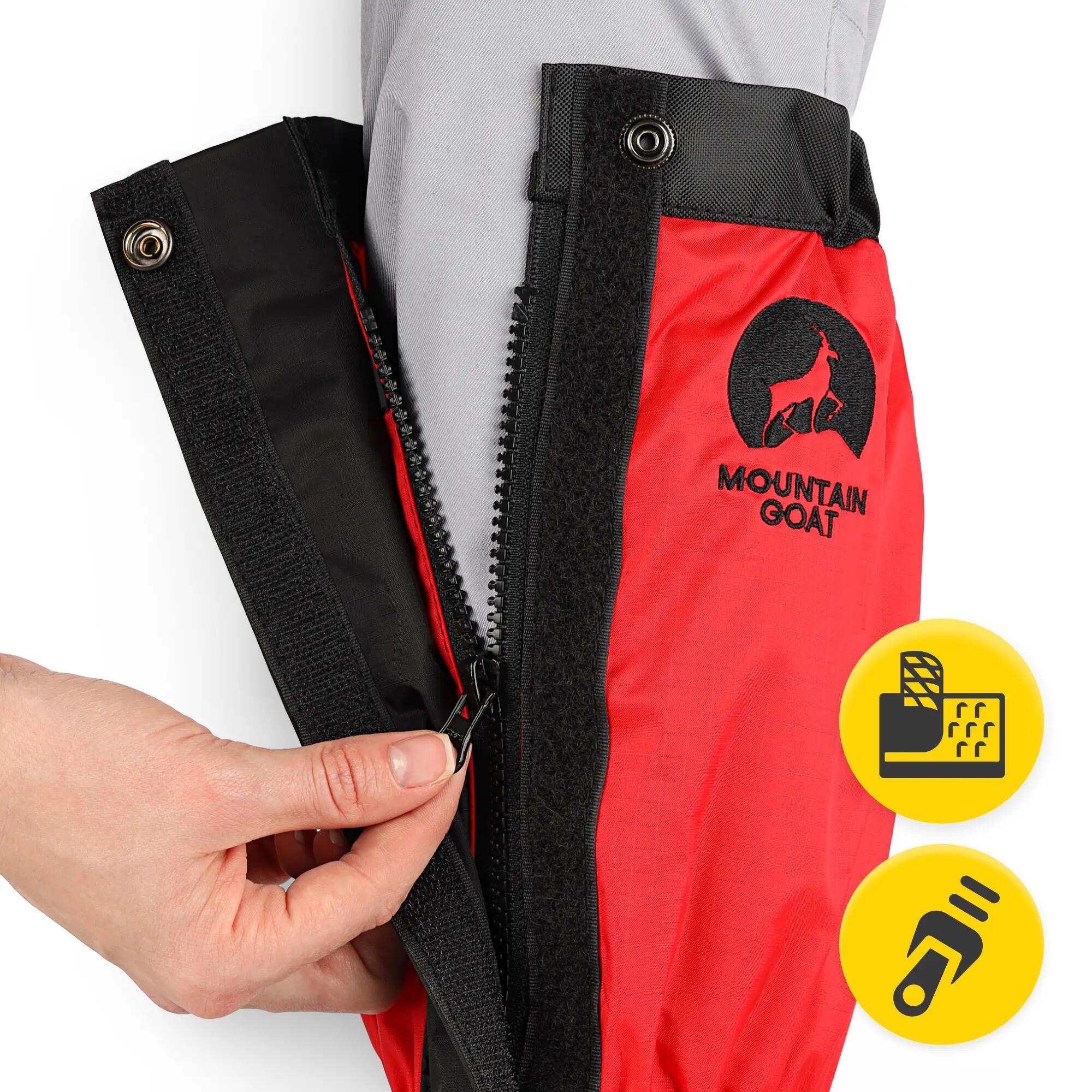 Trekking Gamaschen MOUNTAIN GOAT Wasserdichte Gamaschen für Wandern & Outdoor 4/7