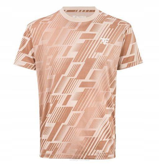 Tricou sport 22xlosan5 cu mânecă scurtă bej bărbătesc