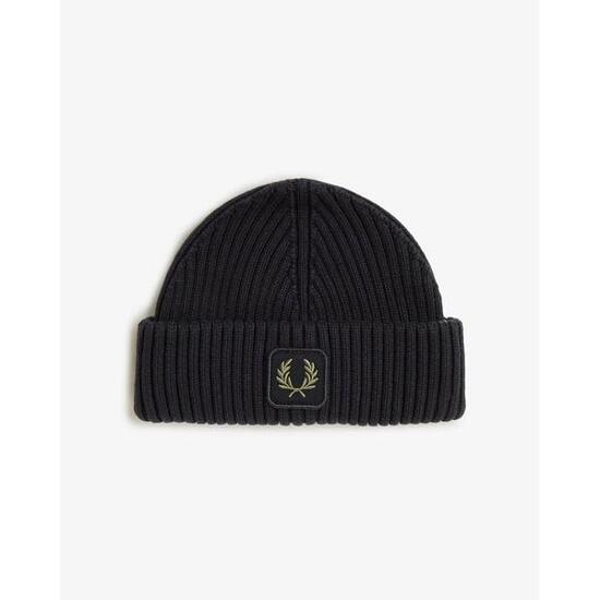 Beanie Uomo Brand con Texture a Costine