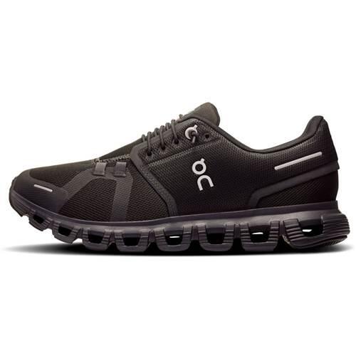 Zapatillas Negras On Running Cloud 6 Woman Black Cómodas y Ligeras 5/6