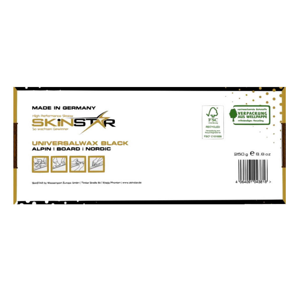 Cera universal para esqui e snowboard preta – Para todas as temperaturas 3/3