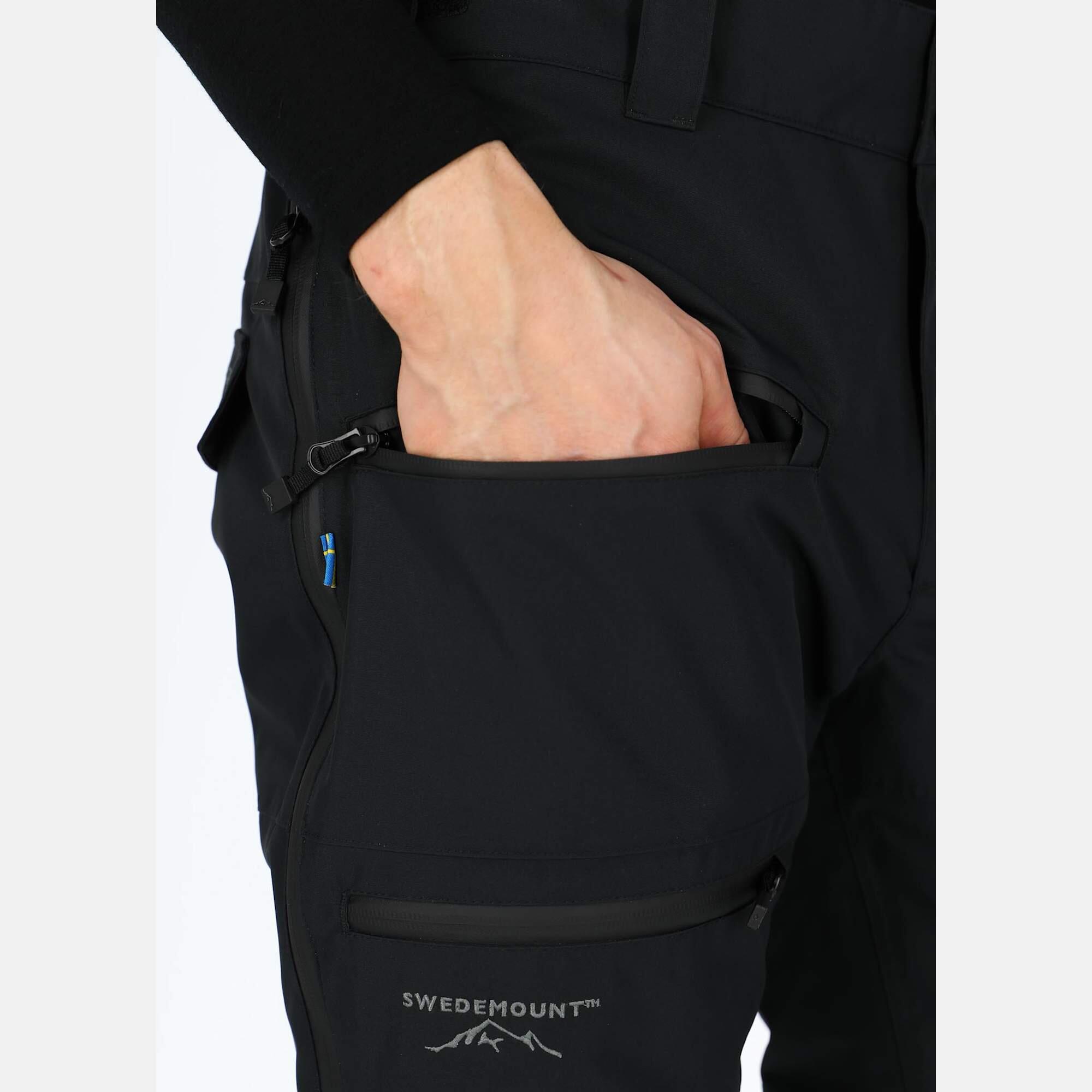 Pantalon de ski homme freeride imperméable coupe-vent respirant ski 5/8