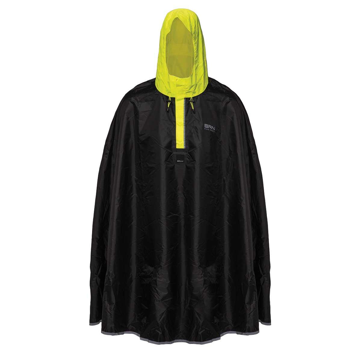 Poncho BRN noir/jaune fluo taille S/M 1/5