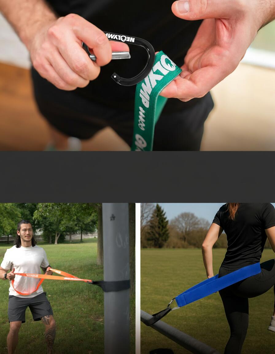 Multi-Anker mit Karabiner – Robuste Befestigung für Fitness- & Resistance Bands 4/5