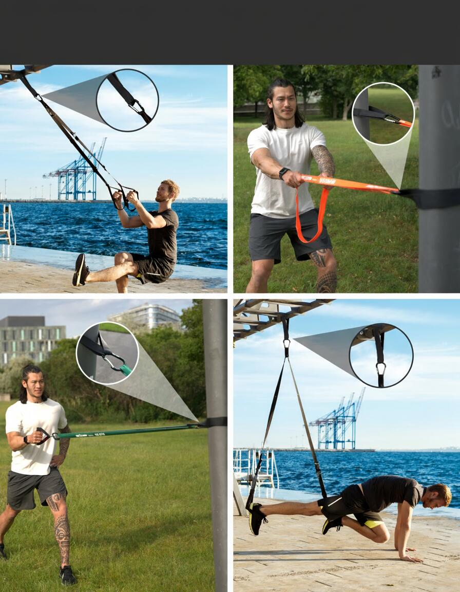Multi-Anker mit Karabiner – Robuste Befestigung für Fitness- & Resistance Bands 5/5