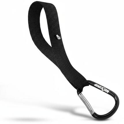 Ancrage avec mousqueton – Fixation pour bandes de résistance