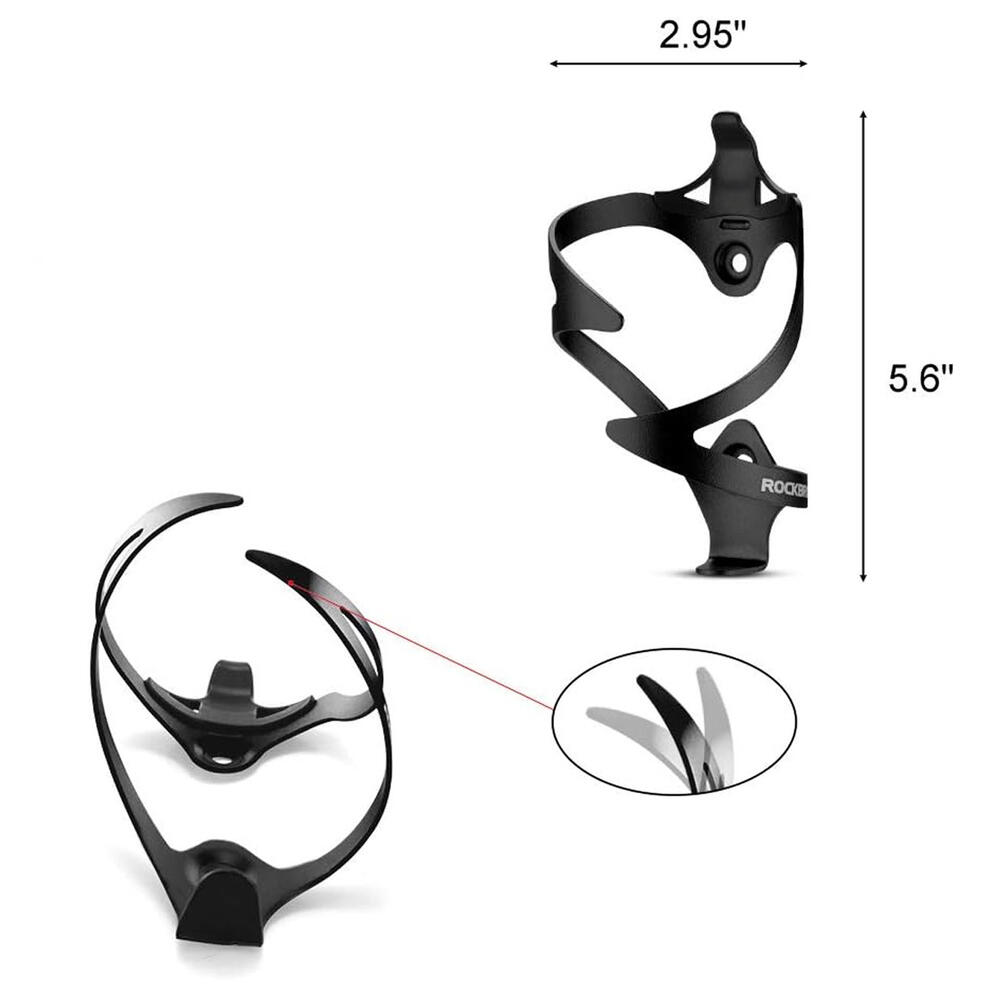 Portabidón de aluminio para bicicleta ROCKBROS 3/5