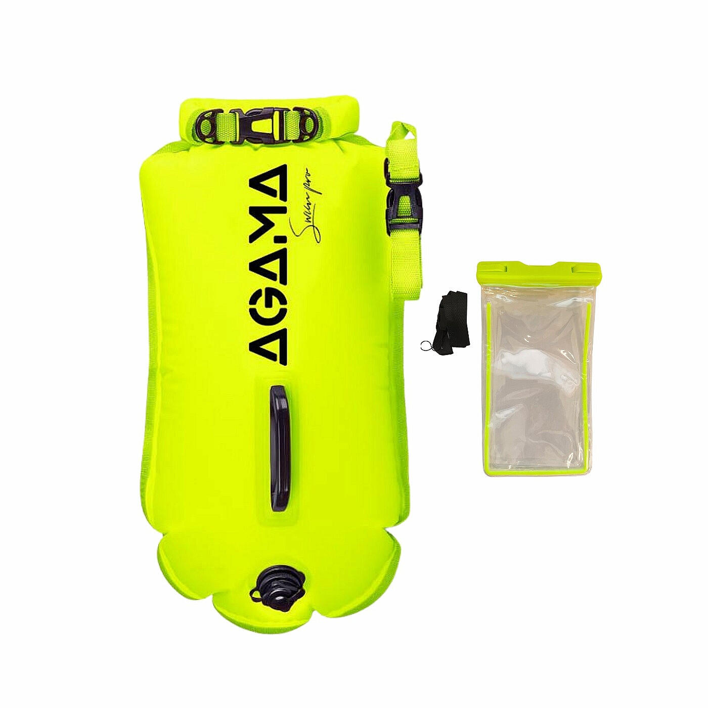 Plavecká bójka a suchý vak SWIM PRO 28 L + pouzdro 2/4
