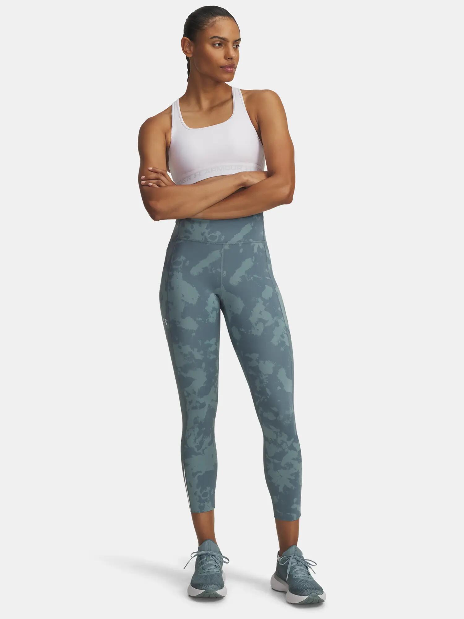 Női leggings Under Armour UA Launch Ankle Print Tights-BLU 2/4