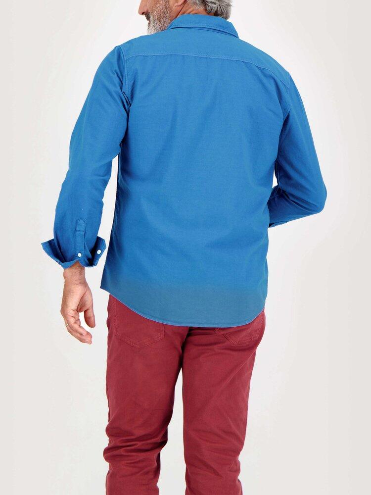 Chemise manches longues Homme - BRODYCHE Bleu 3/4