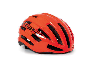 Rennrad- Fahrradhelm BRAVO METAL orange