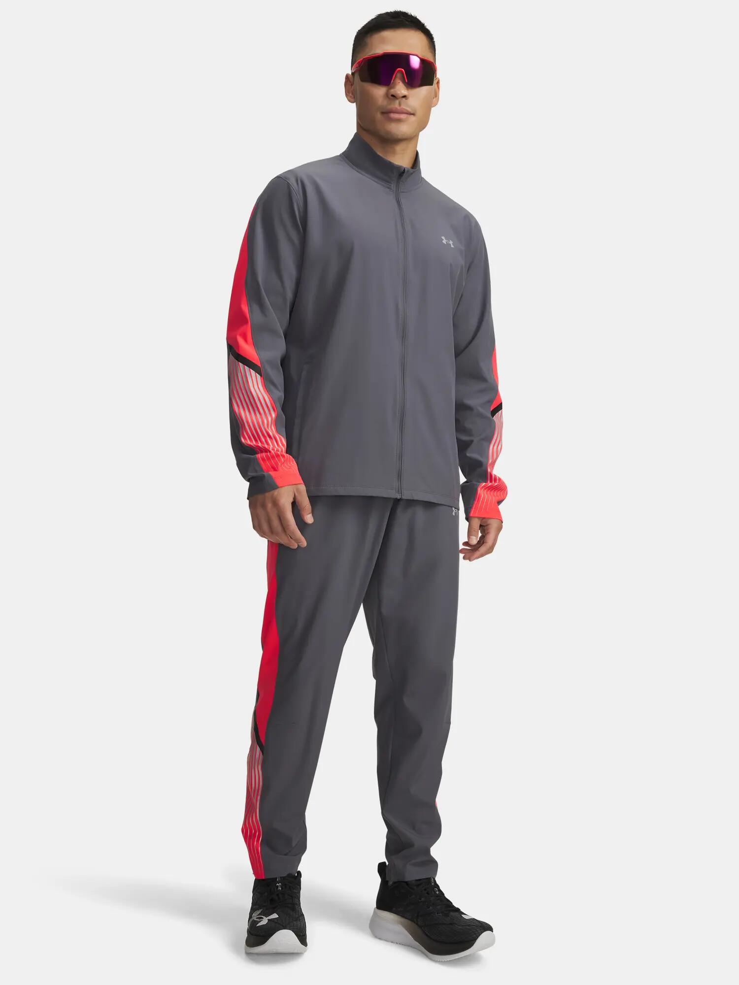 Pantaloni sportivi uomo Under Armour UA Velociti Storm-GRY 4/4