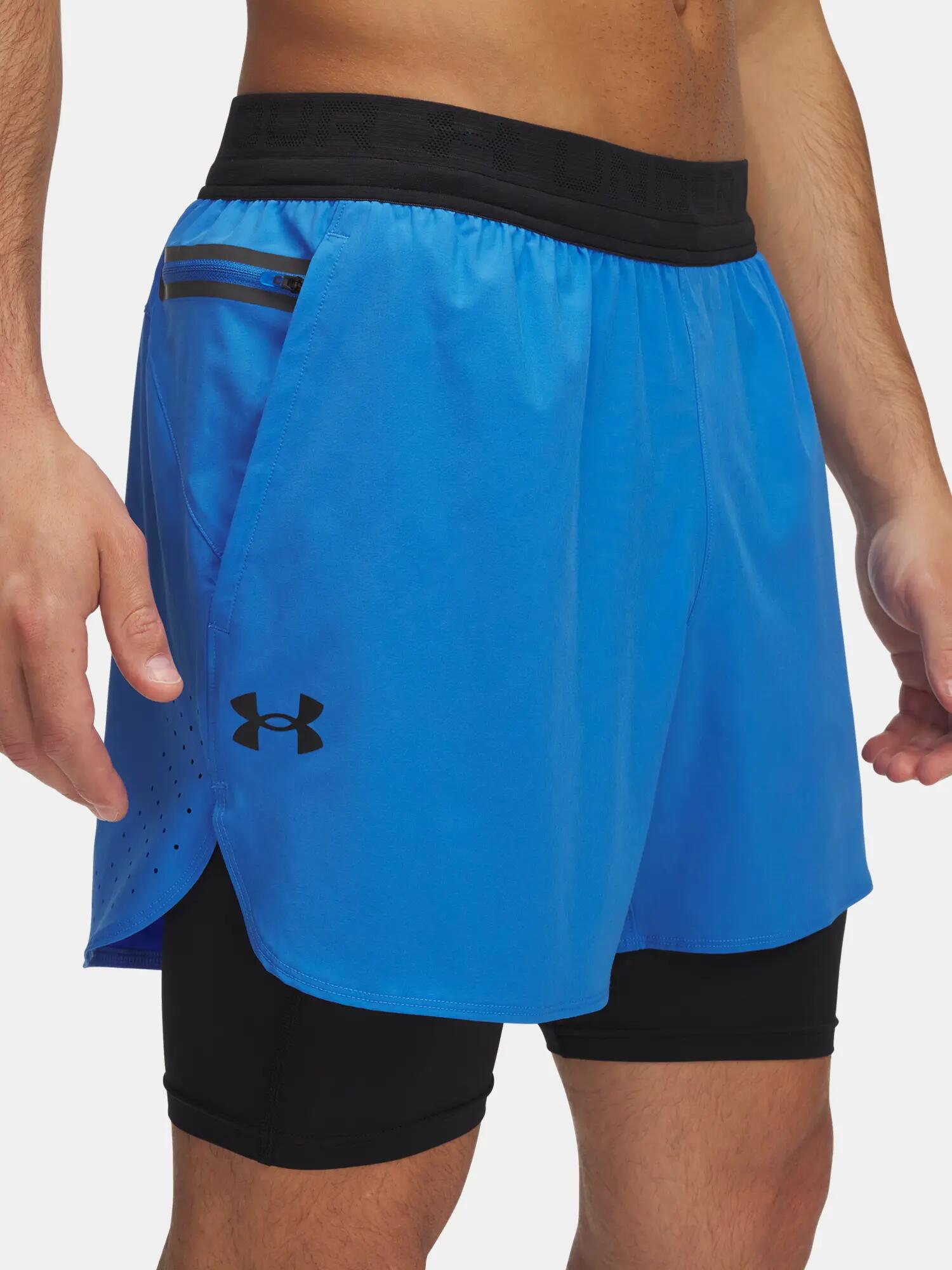 Férfi rövidnadrág Under Armour UA Vanish Elite 2in1 Short-BLU 3/4