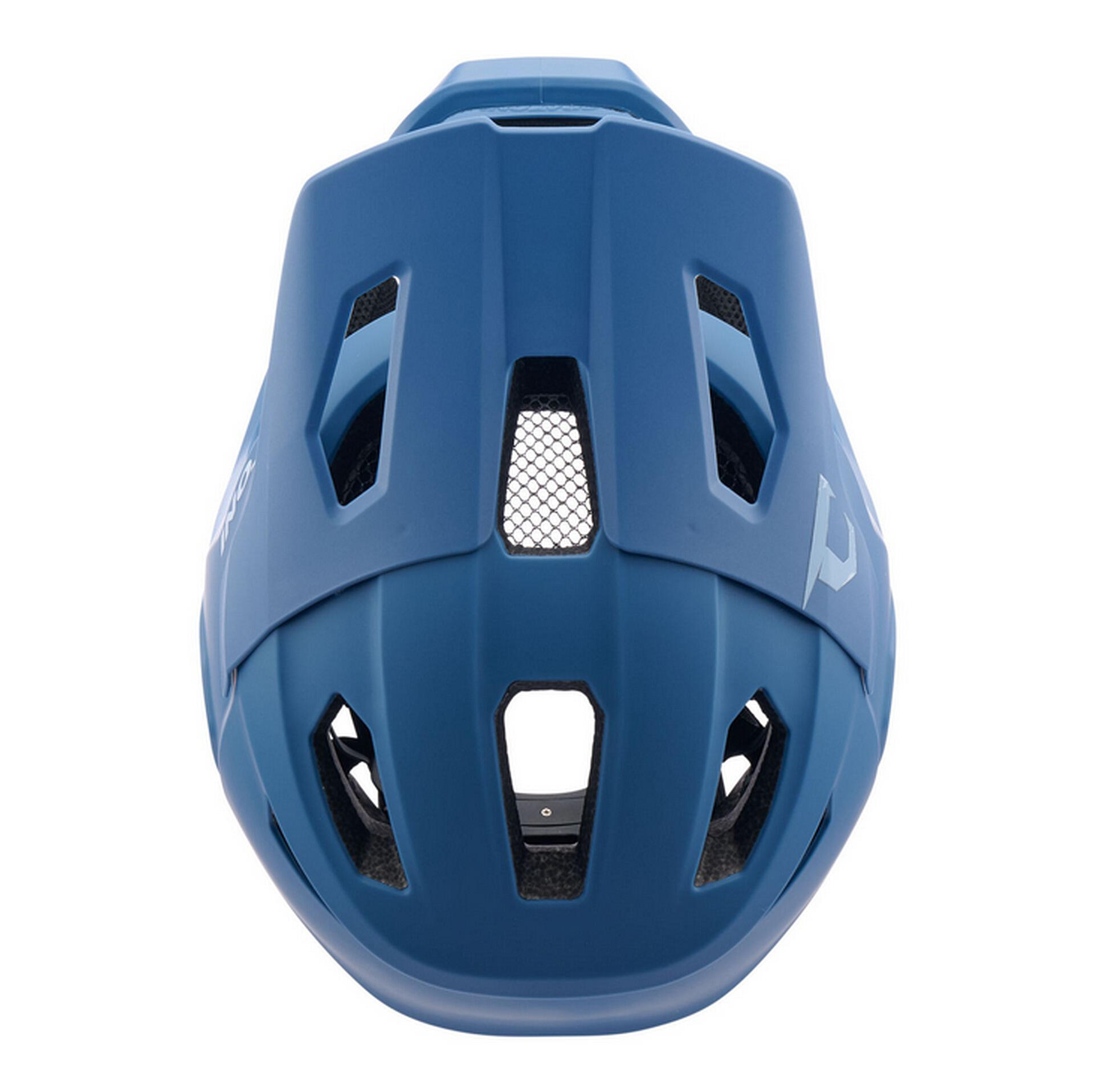 MTB-helm voor kinderen/jongeren “Madcat”, blauw 3/4