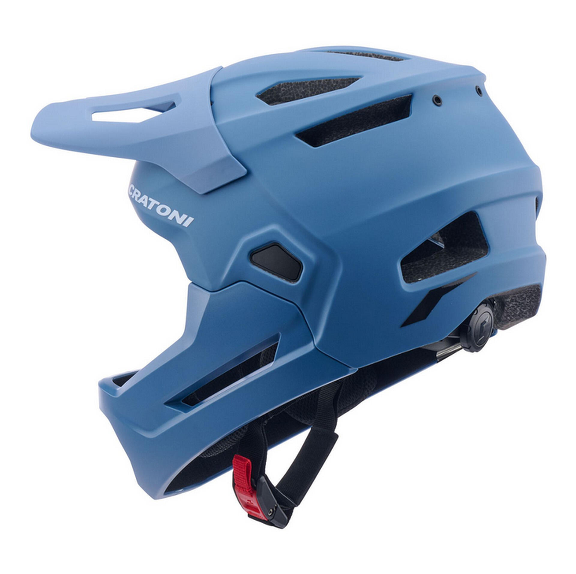 MTB-helm voor kinderen/jongeren “Madcat”, blauw 4/4