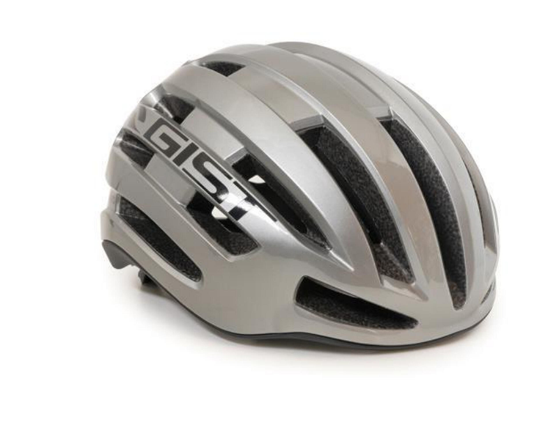 Rennrad- Fahrradhelm BRAVO METAL, silber 1/1