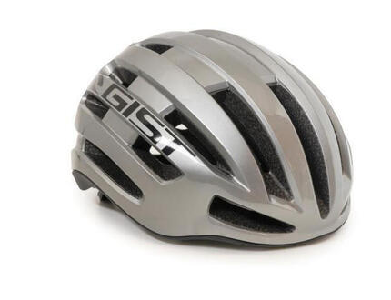 Rennrad- Fahrradhelm BRAVO METAL, silber