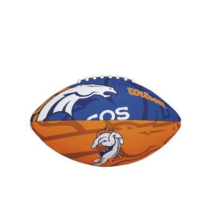 Wilson F1534XB Club Junior Broncos avec logo de l'équipe NFL