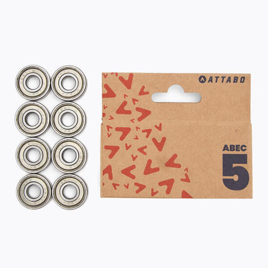 Roulements ATTABO Bearings ABEC 5 8 pcs argent OS