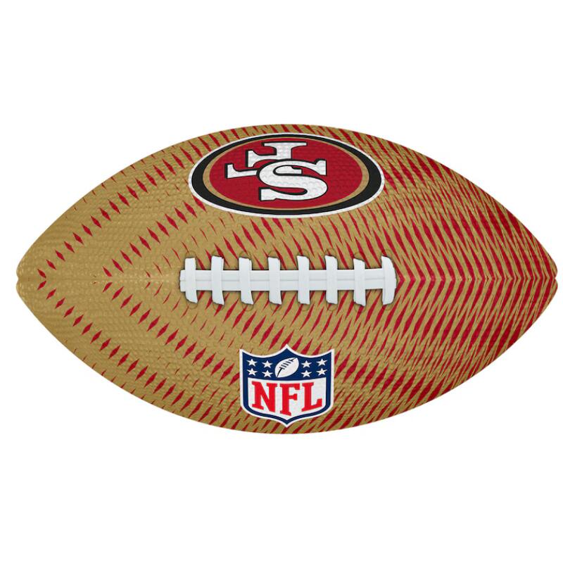 Wilson NFL Team Tailgate Football Junior Team 49ers