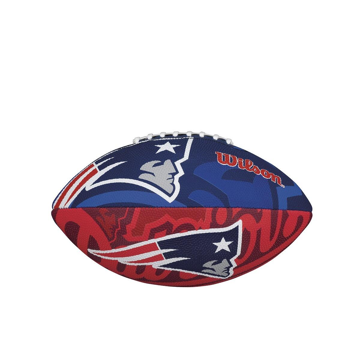 Wilson F1534XB NFL Team Logo Junior Club Patriots 1/2