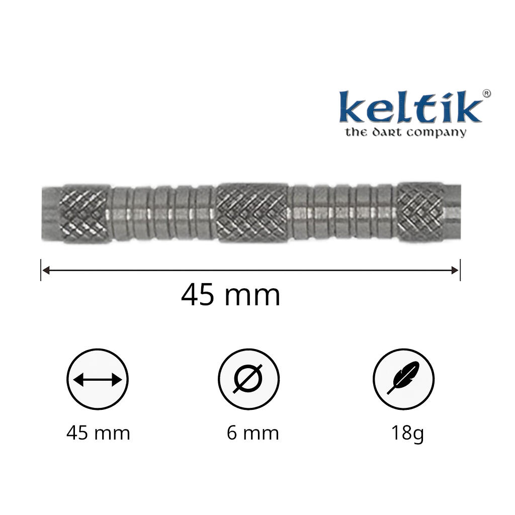 Dardos Soft Tip Keltik Carnac 18 g – 80% tungsteno 5/7