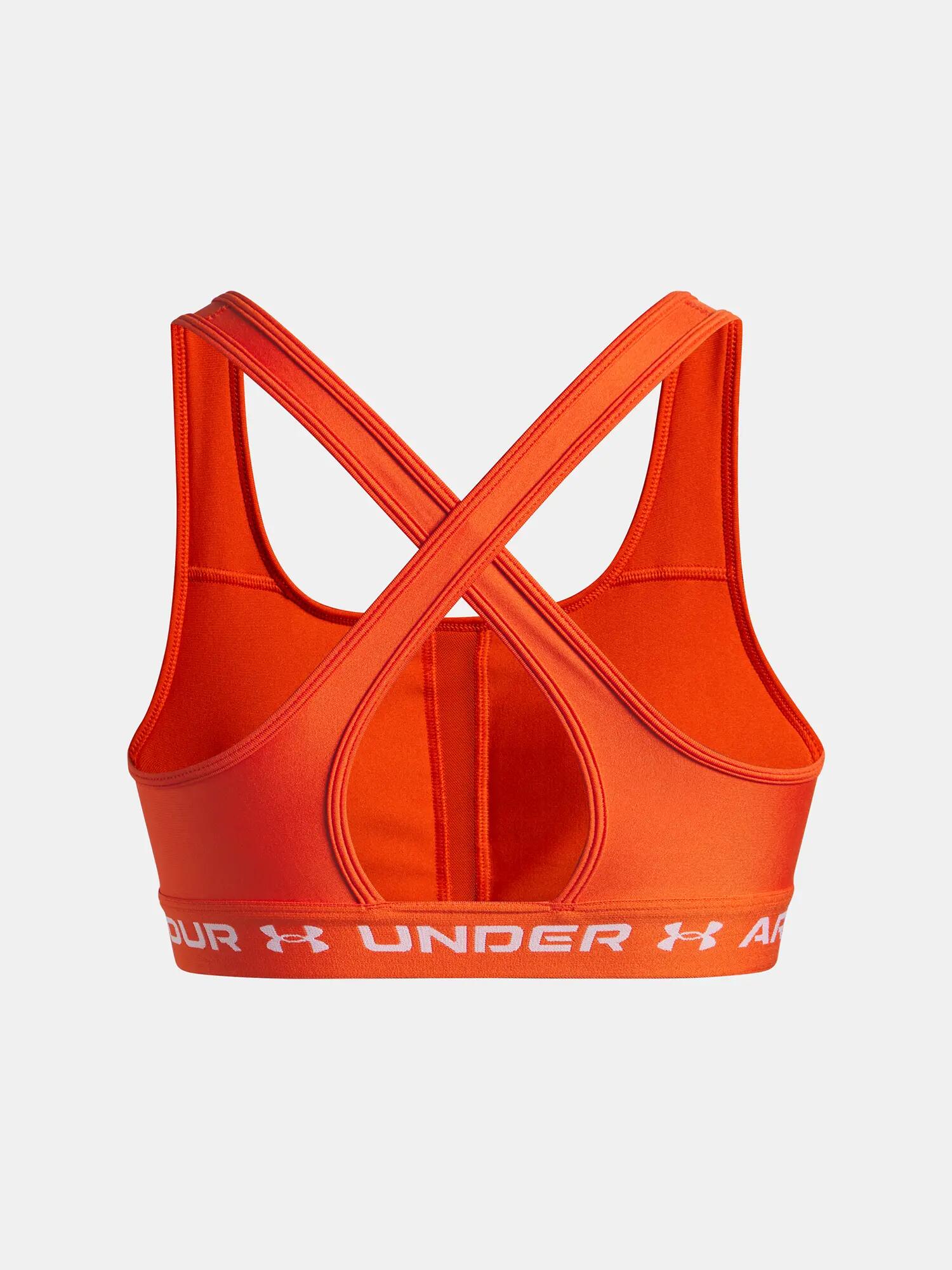 Női sportmelltartó Under Armour Crossback Mid Bra-ORG 3/4