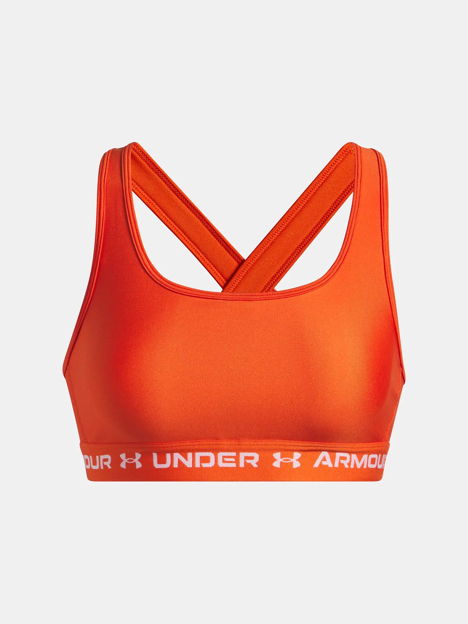 Női sportmelltartó Under Armour Crossback Mid Bra-ORG 2/4