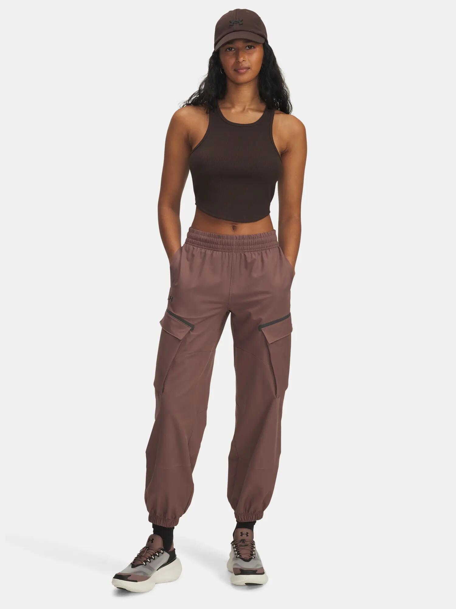 Női sportnadrág Under Armour UA Unstoppable Cargo Pants-BRN 4/4