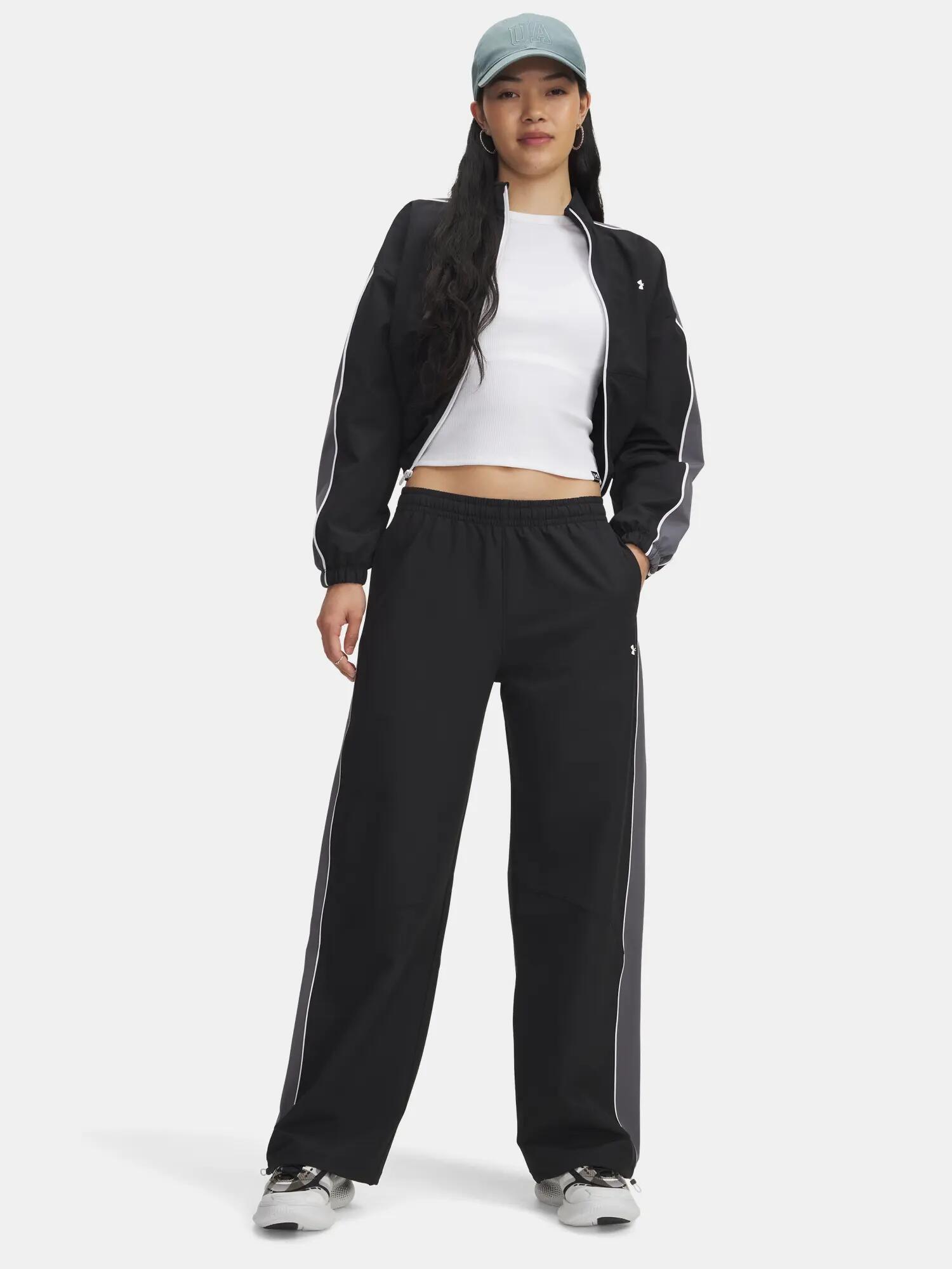 Dames sportbroek Under Armour UA Rival Swoven Pant-BLK 5/5
