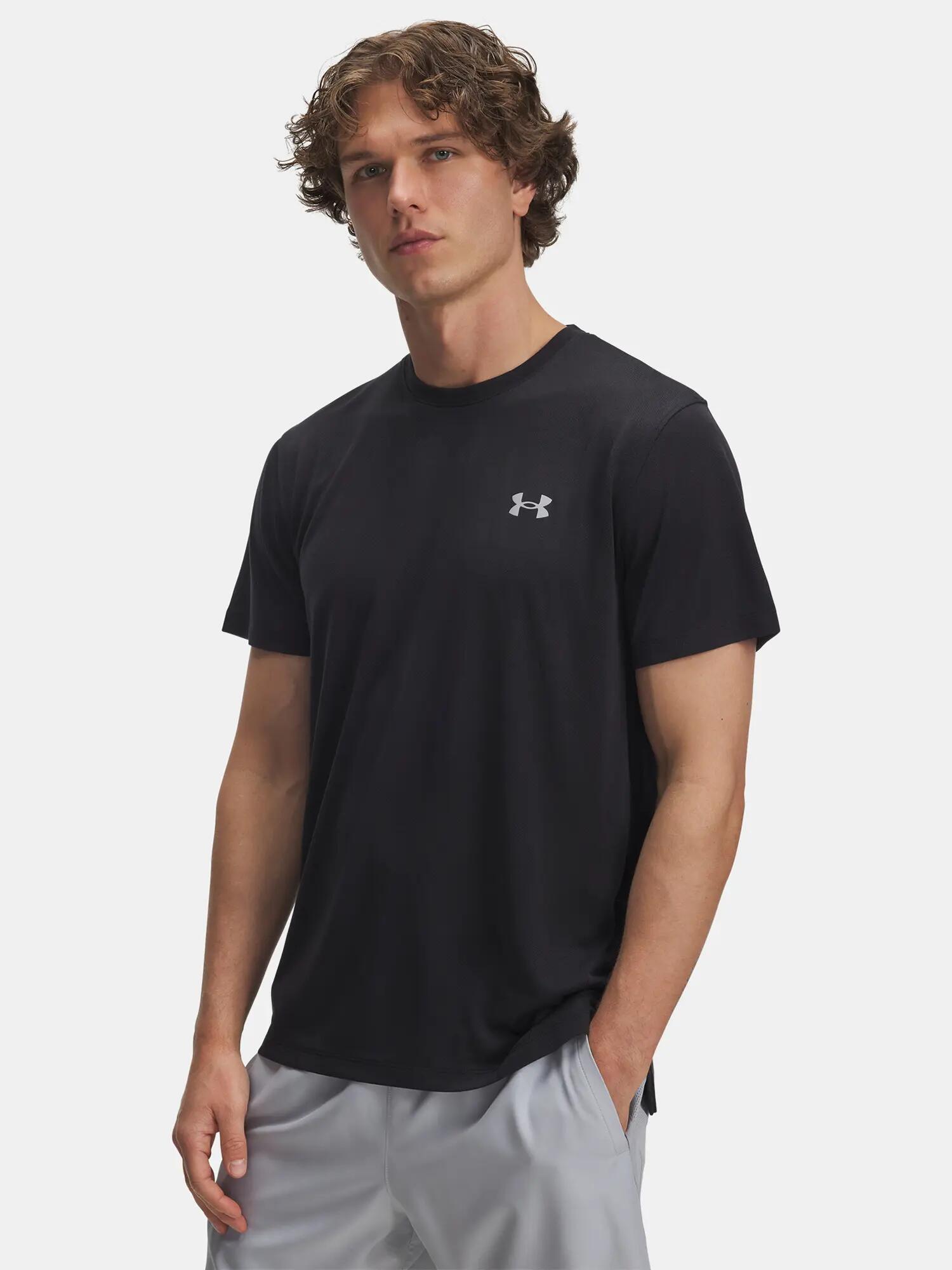 Férfi póló Under Armour UA Launch Camo SS-BLK 1/3