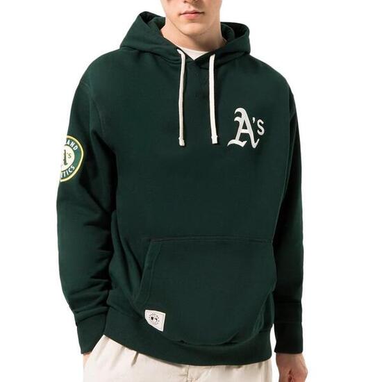 Felpa Verde Uomo New Era Heritage