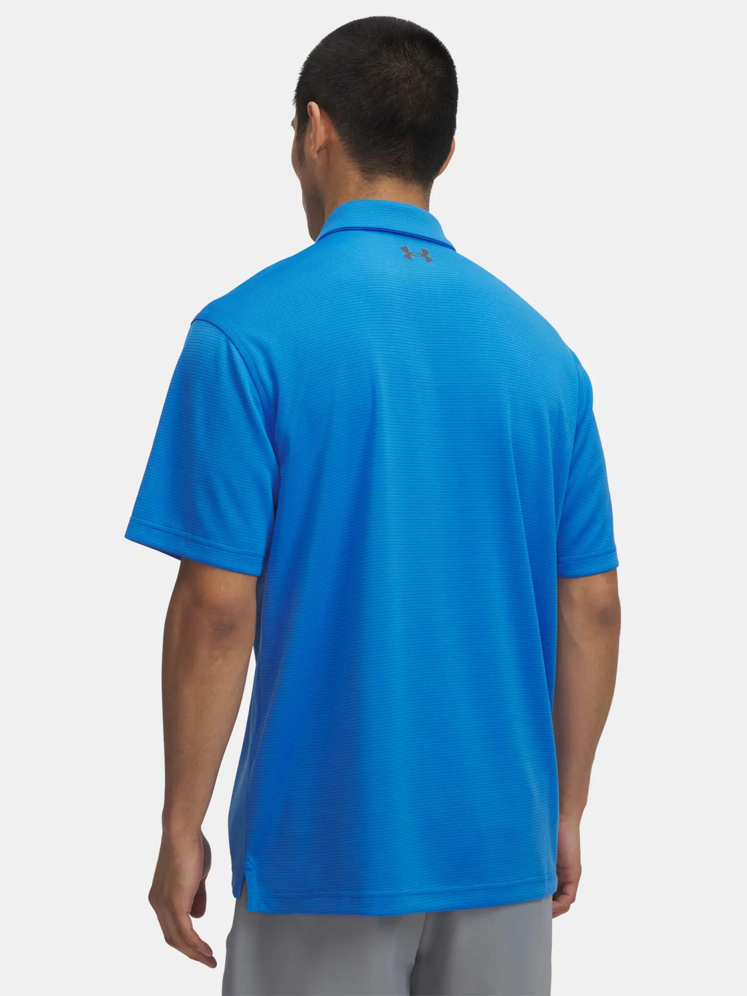 Férfi póló Under Armour Tech Polo-BLU 1/4