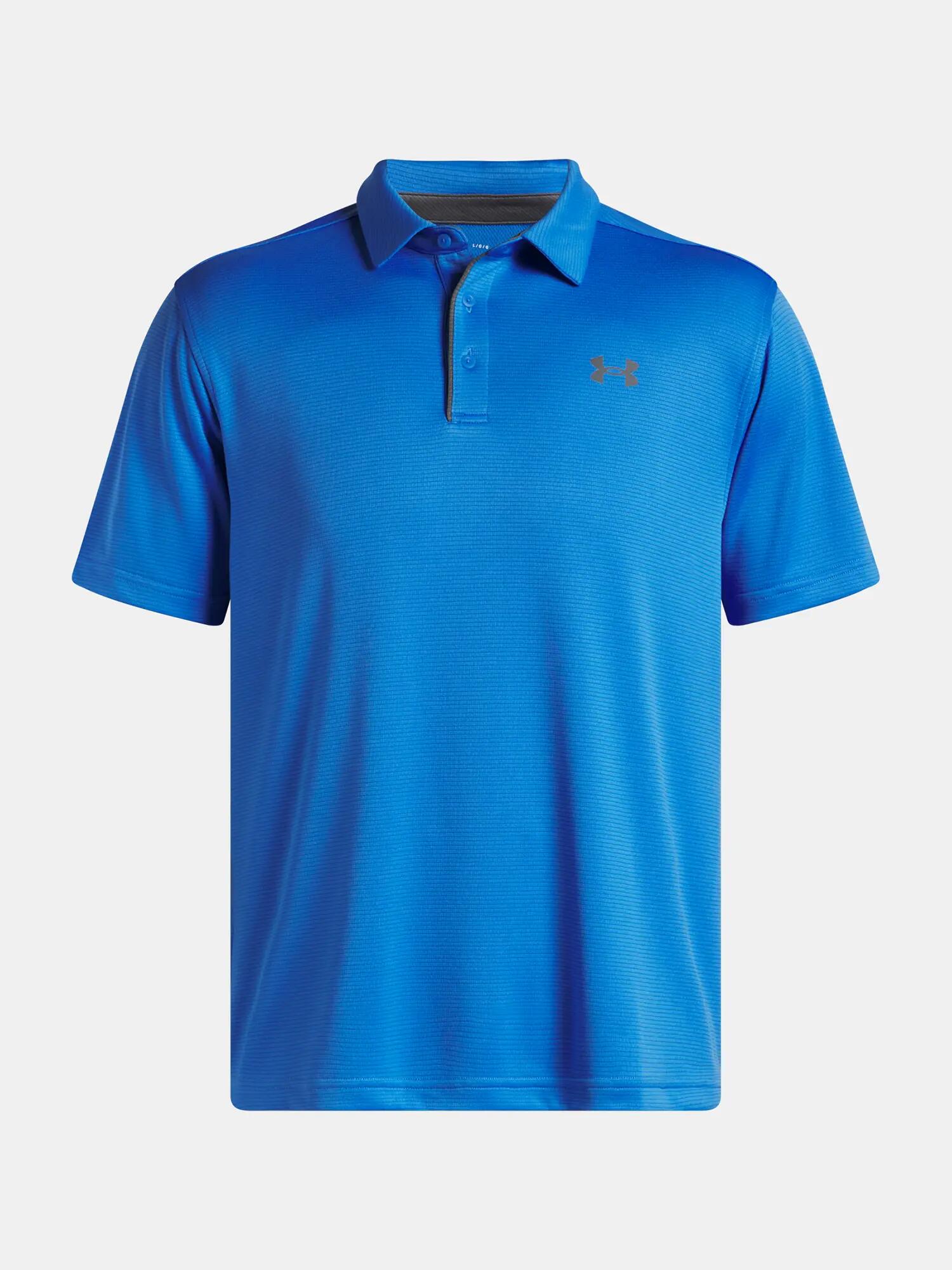 Férfi póló Under Armour Tech Polo-BLU 3/4