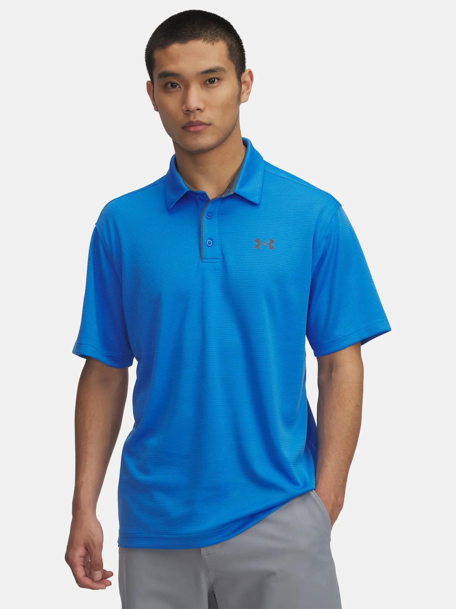 Férfi póló Under Armour Tech Polo-BLU 4/4