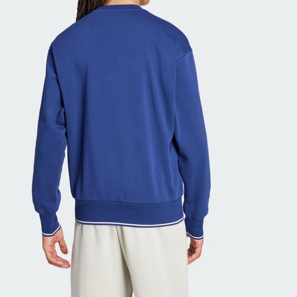 Adidas Collegiate Sweat, Felpa Uomo - Blu 3/7