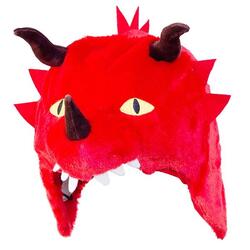 Couvre casque peluche Dragon