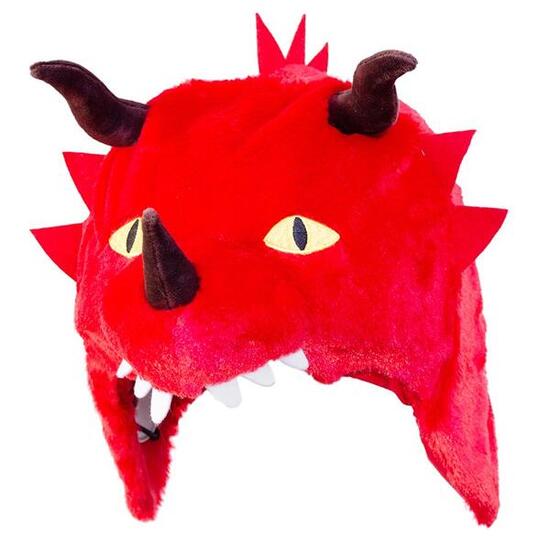 Couvre casque peluche Dragon